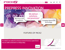 Tablet Screenshot of packz.com